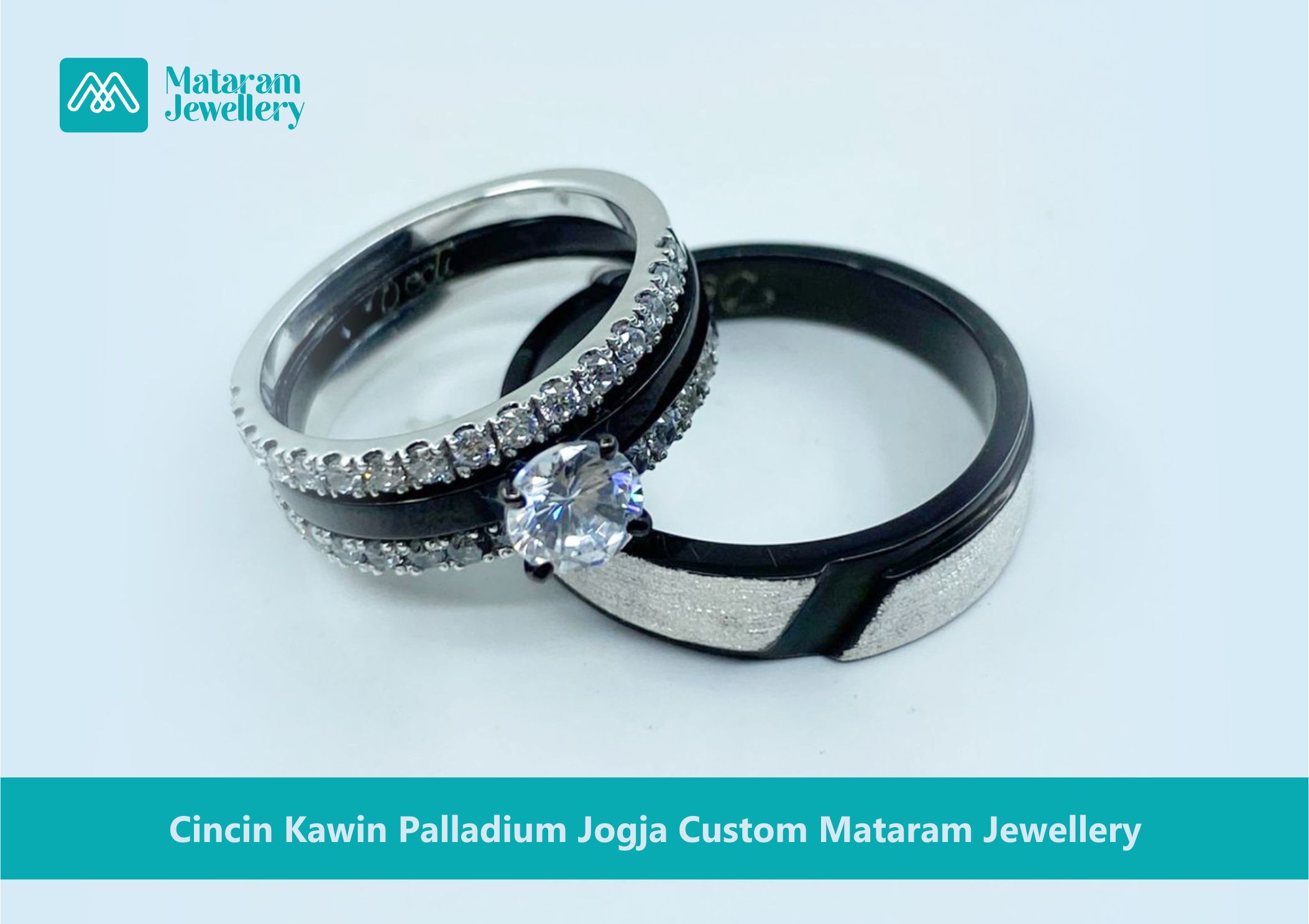 Cincin Kawin Palladium Jogja Custom Mataram Jewellery